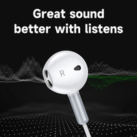 Écouteurs intra-auriculaires personnalisés de type C avec suppression du bruit pour le sport, les jeux, la musique et les appels, pour la vente en gros