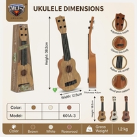 Beilisi Factory Direct Musical Instruments Bulk 4 String Mini Guitar Hole Wood Grain Acoustic Ukulele for Beginners 14+ Years