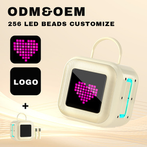 Kid Đảng Đồ chơi Quà Tặng điện tử xách tay karaoke Micro không dây máy với Thông Minh pixelated hình ảnh màn hình LED - Product Image 4