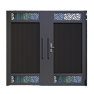 Puerta Eléctrica Moderna para Villa, Puerta de Jardín de Hierro Forjado Resistente, Puerta de Patio de Aleación de Aluminio de 6 Pies, Fácil Instalación, Más de 5 Años de Durabilidad - Product Image 6