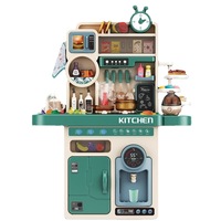 Dropshipping Shopify : Nouveau jeu de cuisine pour enfants avec évier pulvérisateur, jouet de cuisson, aliments qui changent de couleur, lumière et son – Cadeau de Noël