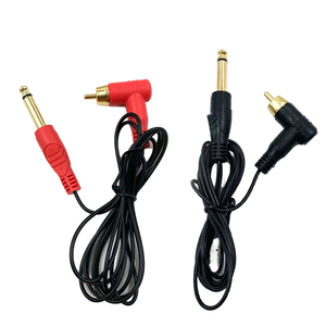 Cable RCA para tatuajes de 2m, cable fino de cobre puro de 2.0mm para fuente de alimentación de máquina rotativa eléctrica - Product Image 4