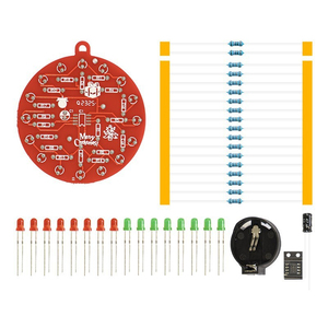 OKYN-Y2708 NE555 LED ตกแต่งต้นคริสต์มาสไฟกระพริบจี้วงจร PCB การเชื่อมการสอนการฝึกอบรมชุด DIY - Product Image 3