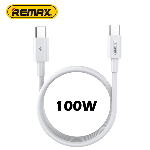 Remax 5A PD Fast USB C to USB C Charging Cable Type C Fast Charger Cord 100W Fast Charging Data Cable for Phone Laptop