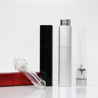 Atomiseur de parfum rechargeable en aluminium 5ml 8ml 10ml 15ml 20ml Vaporisateur de parfum portable de voyage pour parfum