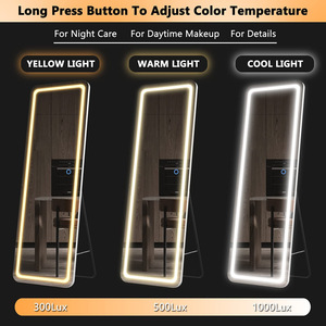 <span class=keywords><strong>Espejo</strong></span> LED <span class=keywords><strong>Rectangular</strong></span> de Cuerpo Entero al por Mayor, <span class=keywords><strong>Espejo</strong></span> de Vanidad Iluminado Independiente y de Pared para Hogar y Hotel - Product Image 5