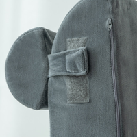 Coussin de lecture et de soutien dorsal en mousse pour le ronflement et le reflux acide (GERD), avec housse en polaire matelassée, idéal pour le lit