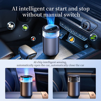 Diffuseur de parfum intelligent automatique portable en alliage d'aluminium électrostatique pour voiture, hôtel, maison, extérieur, alimentation USB, minuterie, purificateur d'air