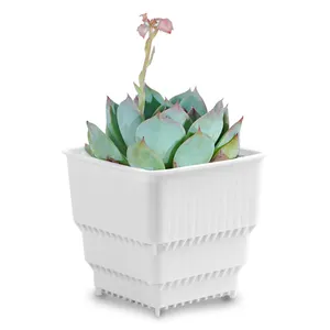 4 inch kleine vierkante vetplanten bloempot voor cactus vee ya kleine pot voor woonkamer patio tuin