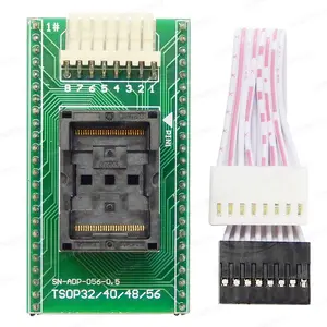 Zócalo de prueba del adaptador IC TSOP56/48/40/32 para el programador XGecu T56 de