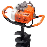 Oferta: Perforadora de Tierra a Gasolina con Trípode, Máquina Perforadora de Hoyos Multiusos a Gasolina