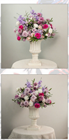 Colonnes romaines en fil de fer pour pots de fleurs, marqueurs de chemin de mariage, vitrines de magasin, décoration d'événements, vente en gros