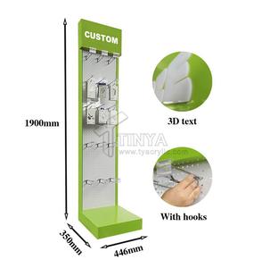 Présentoir <span class=keywords><strong>de</strong></span> sol personnalisé en métal <span class=keywords><strong>et</strong></span> acrylique pour accessoires <span class=keywords><strong>de</strong></span> téléphonie mobile (écouteurs, adaptateurs <span class=keywords><strong>de</strong></span> charge) - Idéal pour les magasins <span class=keywords><strong>de</strong></span> détail - Product Image 4