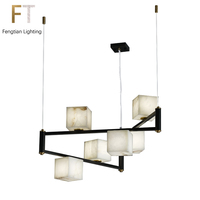 Kyall — lustre LED alphabet en cuivre, design créatif moderne, éclairage d'intérieur, luminaire décoratif de plafond, idéal pour un salon, une salle à manger ou un espace d'étude
