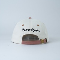 Casquette Snapback en Coton Bicolore Non Structurée à 5 Panneaux, Broderie Plate de Haute Qualité, Logo Personnalisé, Vente en Gros