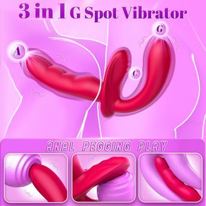Vibromasseur anal double extrémité détachable et portable avec télécommande, jouets pour adultes pour femmes lesbiennes - Product Image 2