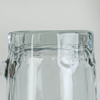 Verre à shot transparent de haute qualité avec poignée pour boire du spiritueux blanc, vente en gros d'usine