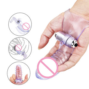 Kadınlar için en çok satan yenilik seks oyuncakları parmak kollu vibratör - Product Image 6