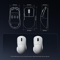 ATK Dragonfly Y9 Ultimate Mouse Nirkabel Ergonomis Ringan untuk Tangan Kanan Nordic 54L15 PAW3950 Mouse Gaming Ultra