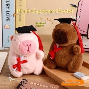 ตุ๊กตาคาปิบาร่าน่ารักแบบใหม่ จี้ห้อยกระเป๋า พวงกุญแจ ตุ๊กตาของเล่นขนาดเล็ก บรรจุใยฝ้าย PP สำหรับเด็กอายุ 14 ปีขึ้นไป ขายส่ง - Product Image 4