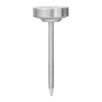 SW 4 pièces Mini thermomètre de cuisine en acier inoxydable, thermomètre alimentaire portable pour la cuisson à domicile (dinde, porc, bœuf, poulet)