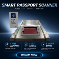 Scanner de documents USB NORGEE pour la lecture des passeports électroniques, des codes MRZ et des codes-barres