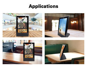 L-förmiges, ultraschlankes 15,6-Zoll-Touch-Display für Restauranttische, interaktive Werbe- und Digital-<span class=keywords><strong>Signage</strong></span>-Tischaufsteller - Product Image 6