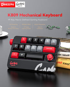Clavier mécanique portable MKESPN K809 avec joystick, clavier de jeu programmable filaire USB Type-C RGB à commutation à chaud pour ordinateur de bureau - Product Image 2