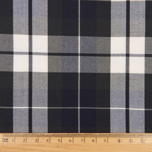 Low MOQ Durable Herringbone Yarn Dyed Check Fabric Soft <strong>Blue</strong> Tone Tartan Rayon Polyester <strong>Material</strong> for Kids School Wear - Product Image 5