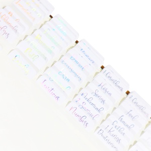 Letras Holográficas, Diario Bíblico, Herramienta de Estudio, <span class=keywords><strong>Apócrifos</strong></span> Cristianos Católicos, Etiquetas de Índice, Laminado Brillante con Cambio de Color Arcoíris - Product Image 1