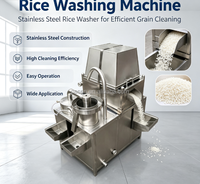 Laveuse de riz automatique en acier inoxydable pour le nettoyage des haricots mungo