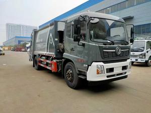 รถบรรทุกอัดขยะคุณภาพสูง Dongfeng 15 ลูกบาศก์เมตร ทนทาน รถบรรทุกอัดขยะแบบเท - Product Image 2