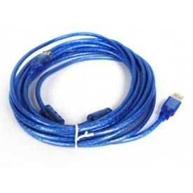 <b>Usb</b> <b>Extension</b> <b>Cable</b> 5m Copper Wire Blue Color For Data Transfer And Charging - Product Image 1