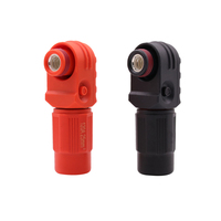 Connecteur de batterie de stockage d'énergie haute tension 8 mm 60A-400A à angle droit 90 degrés mâle/femelle, protection IP67, automobile