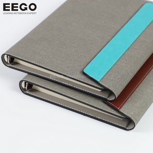 Cao cấp tùy chỉnh bìa cứng kinh doanh PU da tùy chỉnh từ A5 6 vòng lá lỏng lẻo chất kết dính máy tính xách tay - Product Image 5
