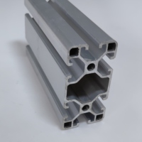 Profils industriels série 6000 en aluminium anodisé à rainures en T/V pour la découpe, le perçage et l'usinage CNC