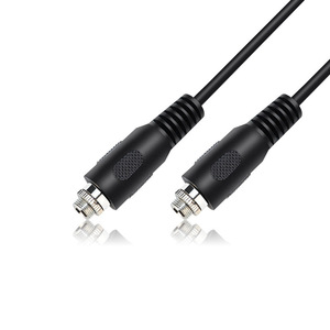 3.5 Mm Female To Female Aux Audio <b>Cable</b> <b>With</b> Screw <b>Lock</b> For Audio Devices - Product Image 1