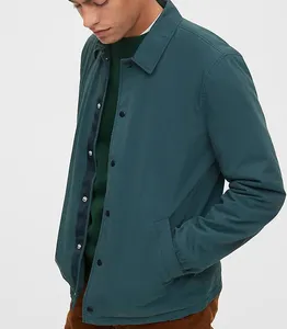 Oem Heren Kleding Fabrikant Custom Logo Prints Heren Windbreaker Shirt Jasje Groothandel Blank Nylon Coaches Jas