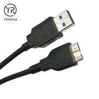 Hard Drive eksternal portabel, kecepatan tinggi USB 3.0 kabel Data Micro B 5A pengisian cepat untuk kamera komputer penggunaan nilon