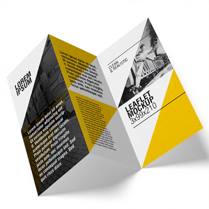 Impression personnalisée de brochures promotionnelles en papier, pliées en trois ou en deux, dépliants, prospectus, menus de restaurant - Product Image 3