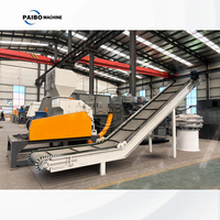 Machine de séparation des déchets composites aluminium-plastique pour le broyage des emballages blister et le tri électrostatique