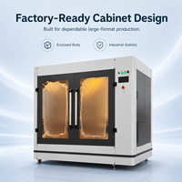 Imprimante 3D industrielle grand format avec plateau chauffant en verre trempé, volume d'impression de 1000 mm, anti-déformation, nouvelle, garantie 1 an, USB, automatique, stable