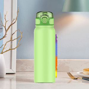 Eco-friendly Custom 600ml New Design Style Insulated Stainless Steel Water <b>Bottle</b> With Straw - Product Image 2