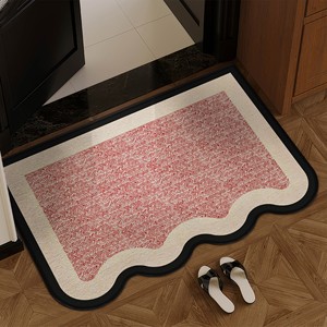 Alfombra de Entrada Personalizable con Forma Irregular Chevron, Material de Terciopelo, Primavera 2026 - Product Image 1