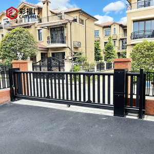 Chất lượng cao closed-panel nhôm trượt cổng hiện đại điện chính cổng cho ứng dụng ngoài trời sân biệt thự factorie - Product Image 5