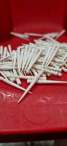 Agujas de resina de cuerno de hueso artesanales naturales de alta calidad técnica pulida - Product Image 2