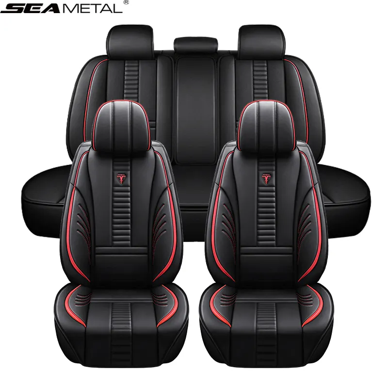 Hot Sale PU Leather Car Seat Cover Full Set Auto Seat Cushion Protector for Car