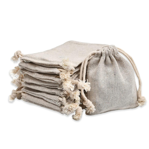 Joyería de jabón de calidad, almacenamiento de regalo de especias en grano de café, <span class=keywords><strong>mejillones</strong></span> con cordón de lona portátil, bolsas de té de algodón reutilizables - Product Image 1