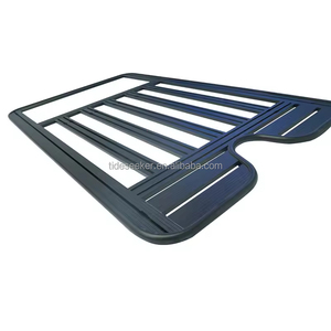 Meilleur porte-bagages de <span class=keywords><strong>toit</strong></span> en <span class=keywords><strong>acier</strong></span> avec tente de <span class=keywords><strong>toit</strong></span> LED, porte-bagages rigide, plateau de rangement pour bagages de voyage pour Jeep Wrangler JK 07-17 pour tente et échelle - Product Image 6