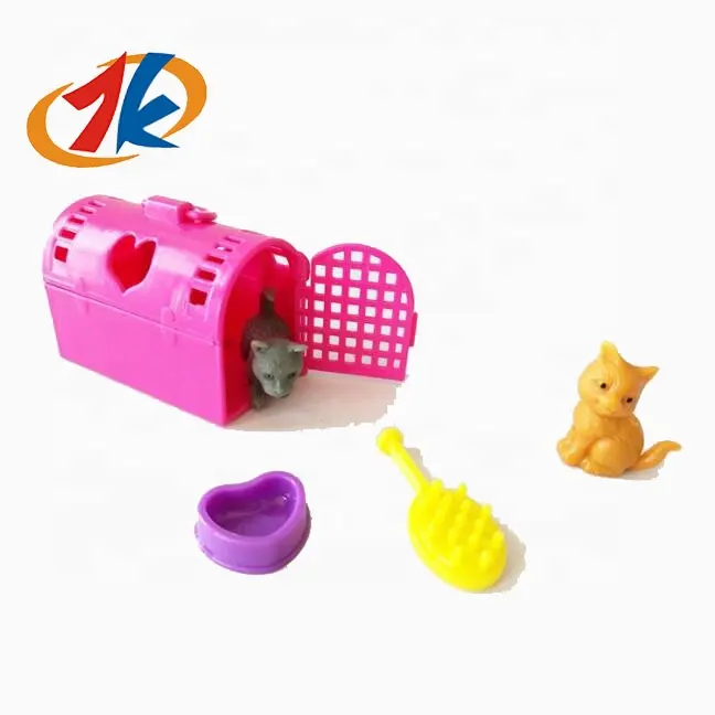 2024 new game set promotion toys plastic kid mini animal set toy OEM/ODM customized pet toy